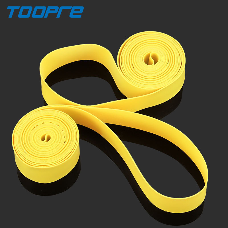 TOOPRE Bicycle Tire Liners for Road and Mountain Bikes 26-inch 27.5-inch 29-inch Puncture Protection PVC Rim Strips