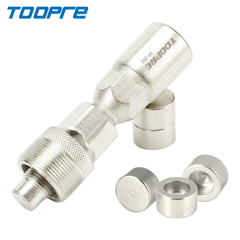 Bicycle Crank Puller Removal Tool for Mountain Bikes, Square Hole and Splined Bottom Bracket Crankset Installation and Maintenance Tool