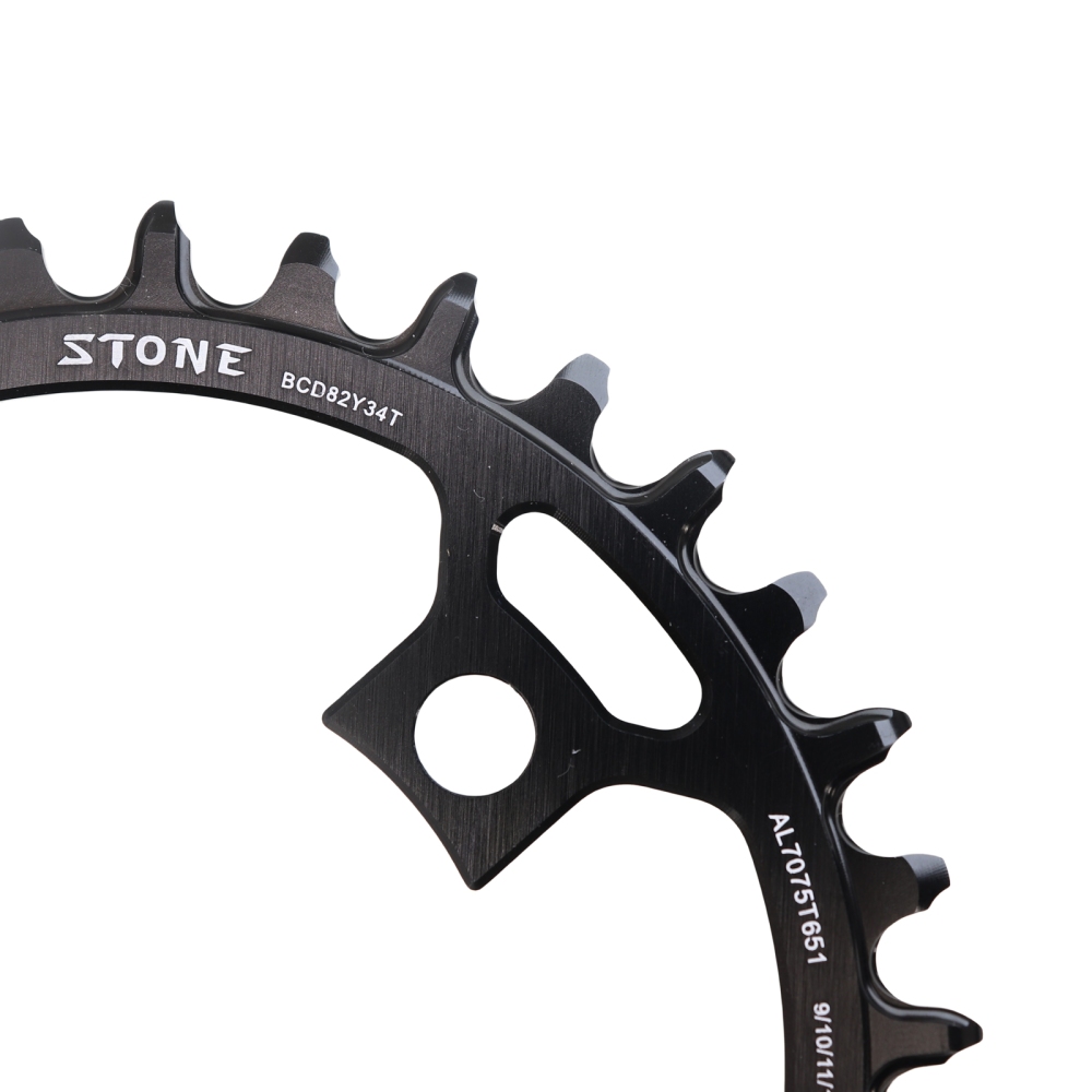 Stone 82bcd Bike Chainring for Fsa Alpha Drive Gamma Pro Marlin 7 Mtb Narrow Wide Chainring 30t-42t Round Mountain Bike Bicycle