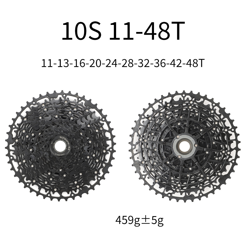 SUNSHINE-SZ HG Cassette Freewheel for MTB 8 / 9 / 10 / 11 / 12 / 13 Speed 11-40T 42T 45T 46T 48T 50T 52T All Black 2025 Version