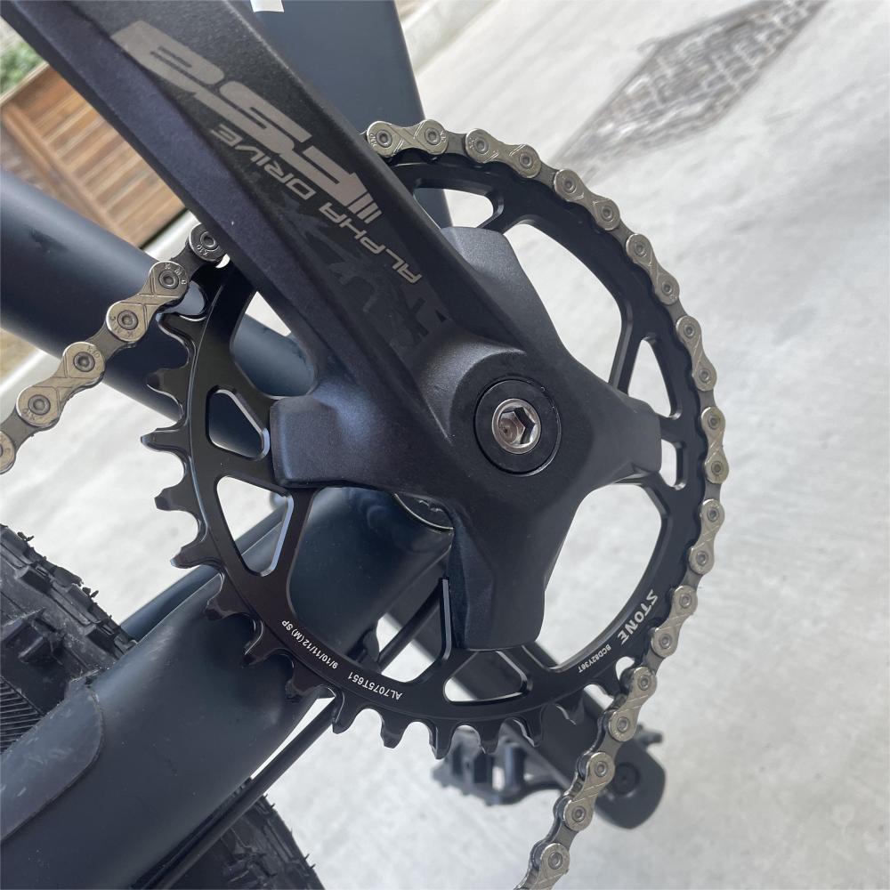 Stone 82bcd Bike Chainring for Fsa Alpha Drive Gamma Pro Marlin 7 Mtb Narrow Wide Chainring 30t-42t Round Mountain Bike Bicycle