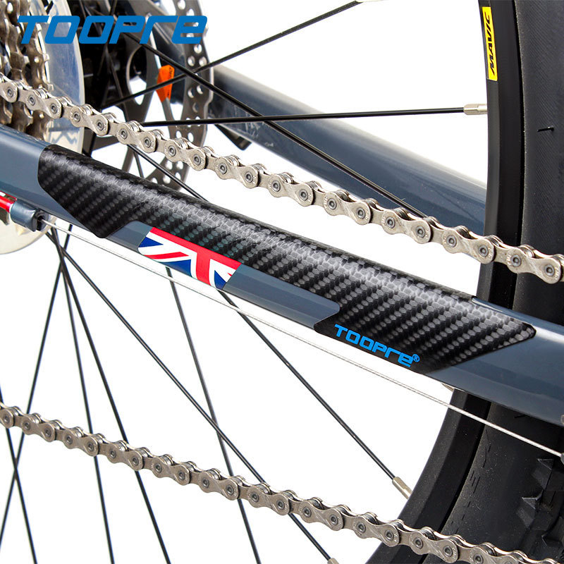 TOOPRE Bicycle Chainstay Protector Decals Frame Protection Stickers for Mountain and Road Bikes