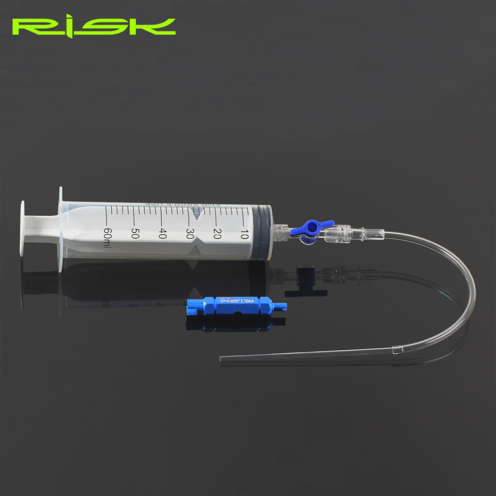 RISK Bicycle Tubeless Tire Sealant Injector Tool for Mountain Road Bike Tire Sealant Injection