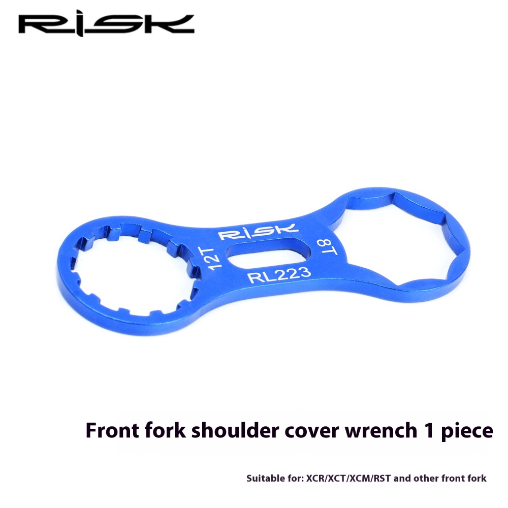 RISK Bicycle Suspension Fork Shoulder Cap Wrench Shock Absorber Cap Removal Tool for Suntour XCM/XCR/XCT/RST