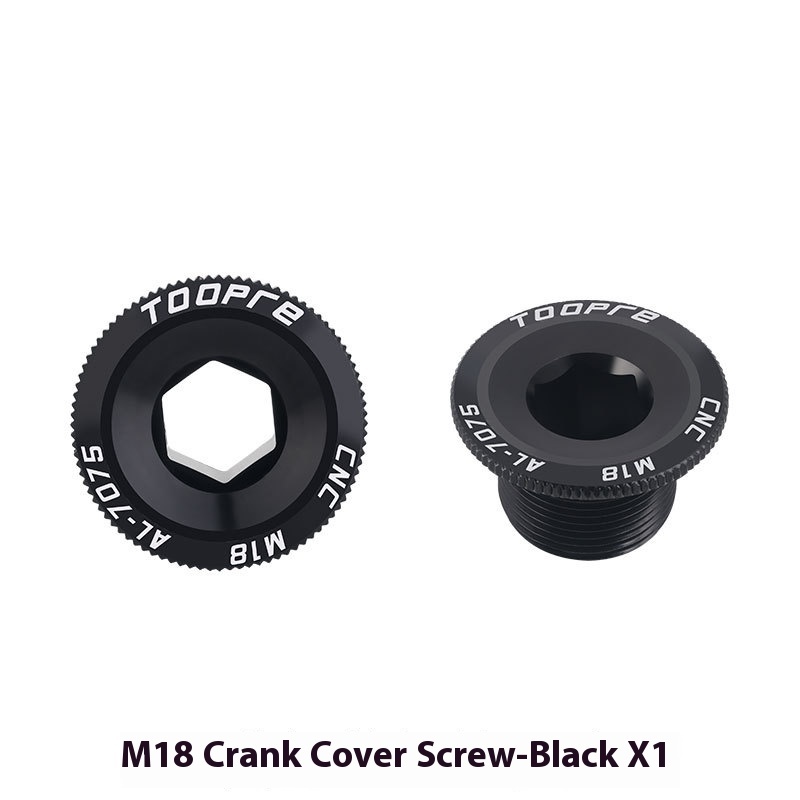 TOOPRE Hollow Integrated Crankset Cover Screws for Mountain Bikes M18 M19 M20