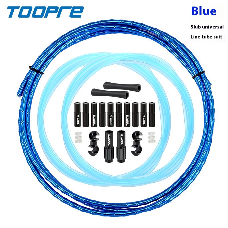 TOOPRE Bicycle Bamboo-Shaped Cable Housing Kit Mountain Road Bike Aluminum Alloy Gear Brake Cable Housing