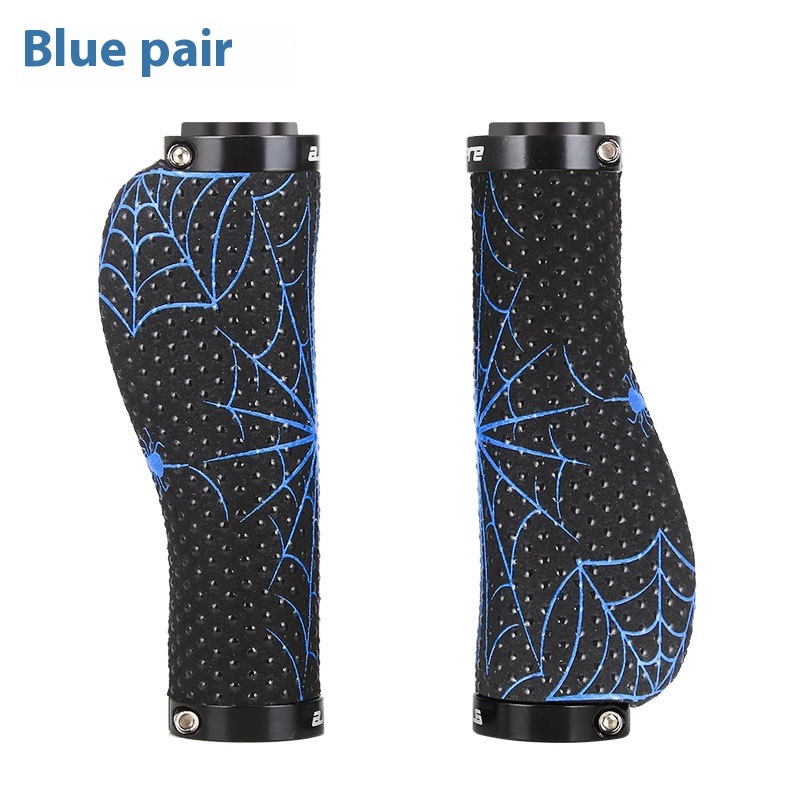 TOOPRE Bicycle Handlebar Grips Universal Silicone MTB Auxiliary Grips Spider Web Design
