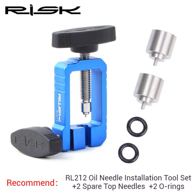 RISK Mountain and Road Bike Hydraulic Hose Needle Insertion Installation Tool Hydraulic Brake Disc Top Inserter with T-head