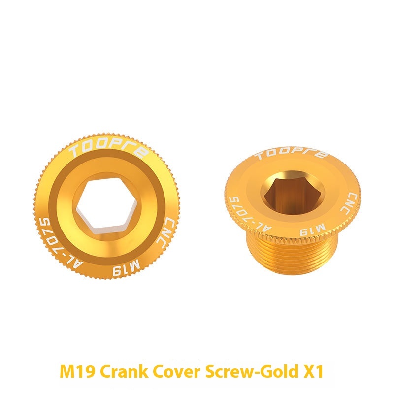 TOOPRE Hollow Integrated Crankset Cover Screws for Mountain Bikes M18 M19 M20