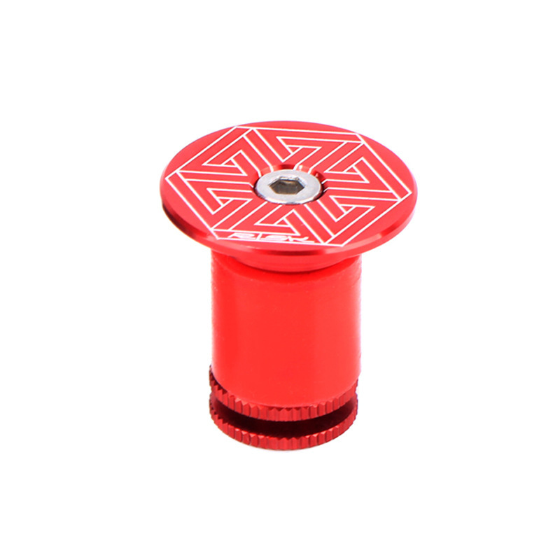 RISK Mountain/Road Bike Handlebar End Plugs Aluminum Alloy Expansion Locking Bar End Caps with Handlebar Tape and Plug Cover