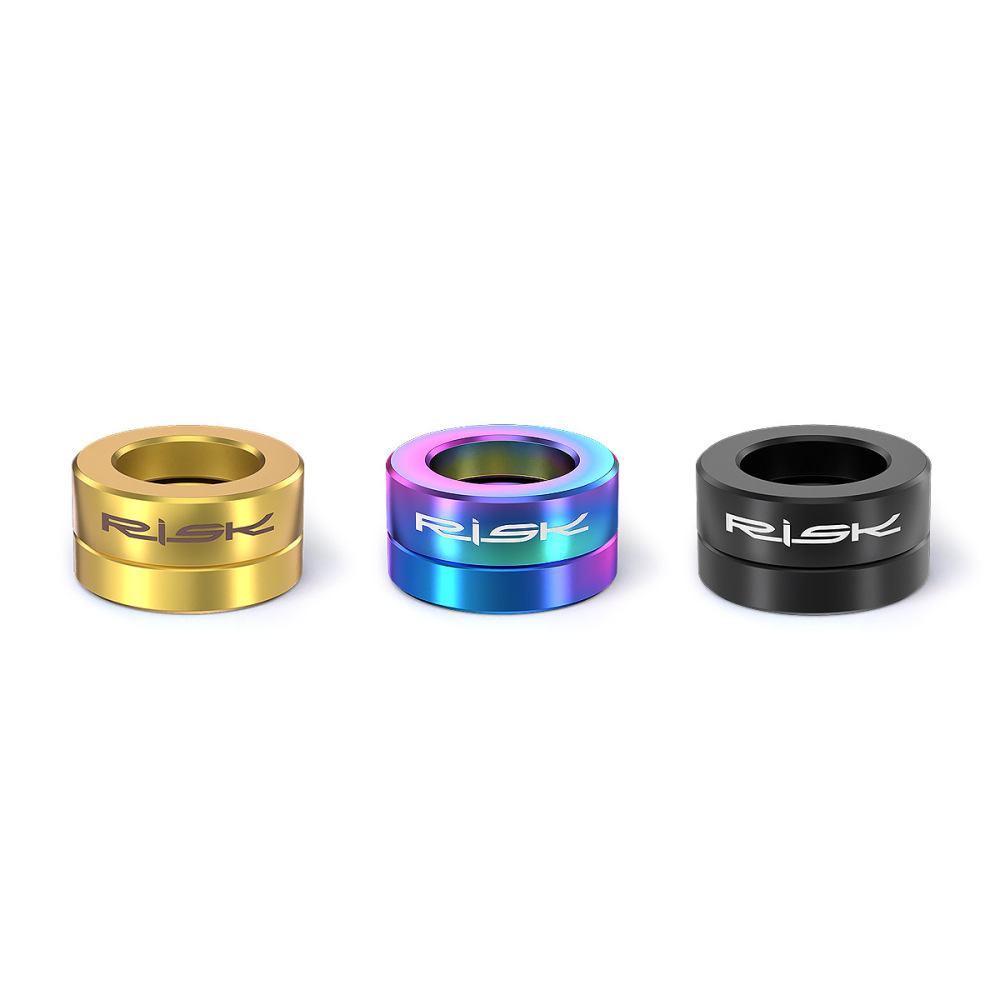 RISK Mountain and BMX Bike M6 Titanium Alloy Screws Concave-Convex Washers Brake Caliper XT Disc Brake Fixing XTR