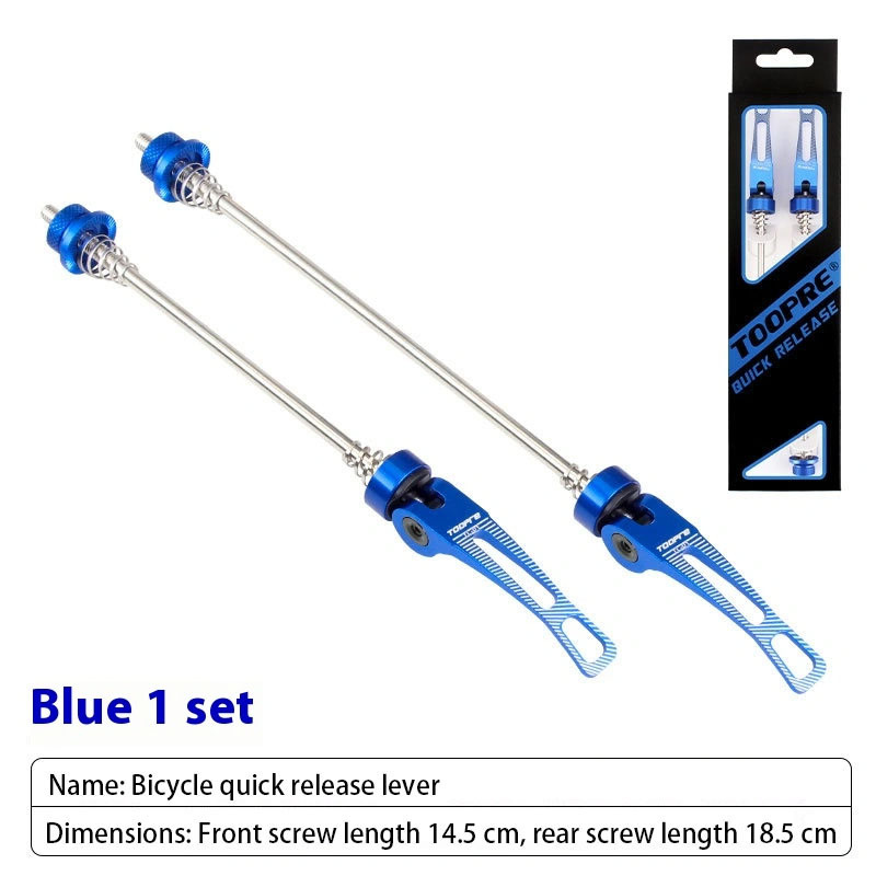 TOOPRE Bicycle Quick Release Skewer Mountain Road Bike Hub Axle Stainless Steel Nuts Front and Rear Axle