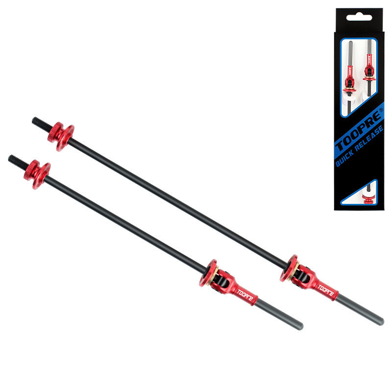 TOOPRE Mountain Bike Titanium Quick Release Skewer Carbon Fiber Titanium Axle Quick Release Skewer Road Bike Wheel Hub Skewer