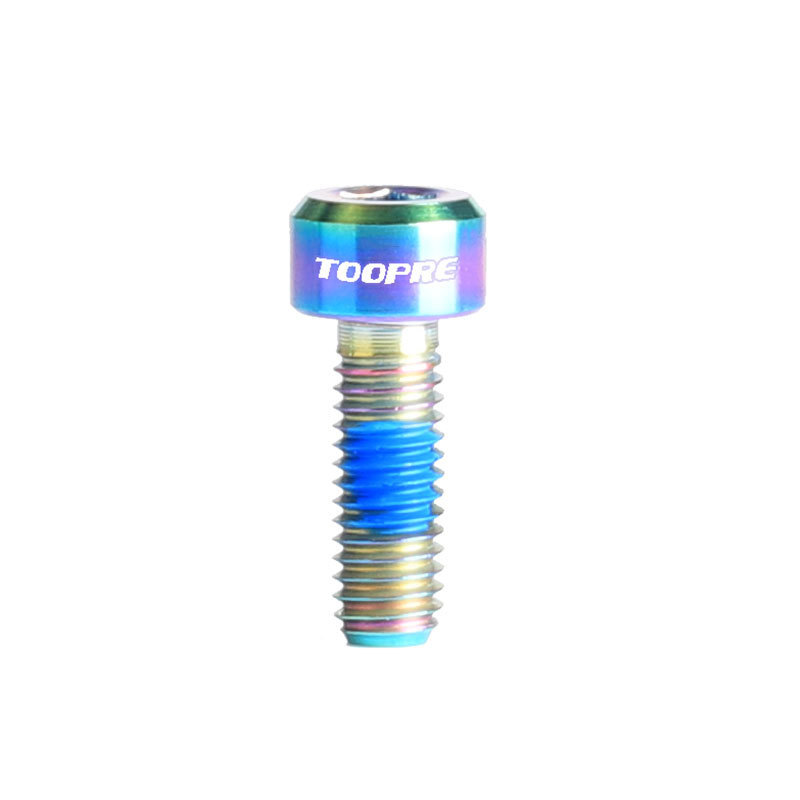 TOOPRE M5*14mm Mountain Bike TC4 Titanium Alloy Shifter Fixing Screws Hand Shifter Fixing