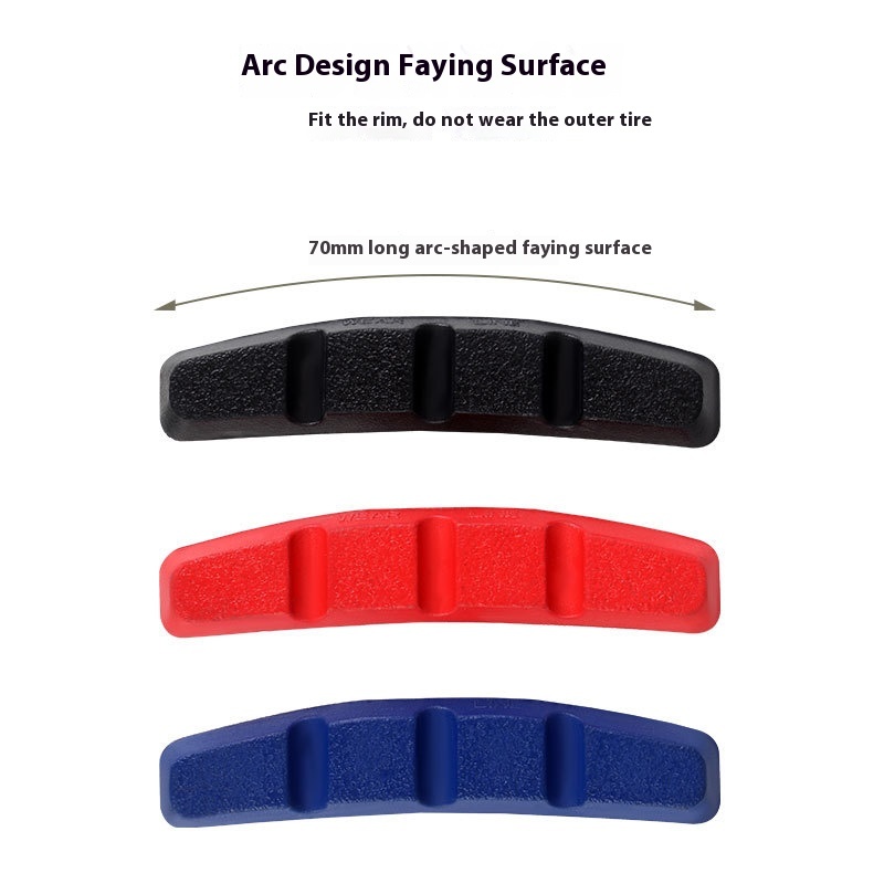 TOOPRE Mountain Bike V-Brake Pads Road Fixed Gear Bicycle Rubber Brake Pads Silent and Wear-Resistant C-Brake Blocks