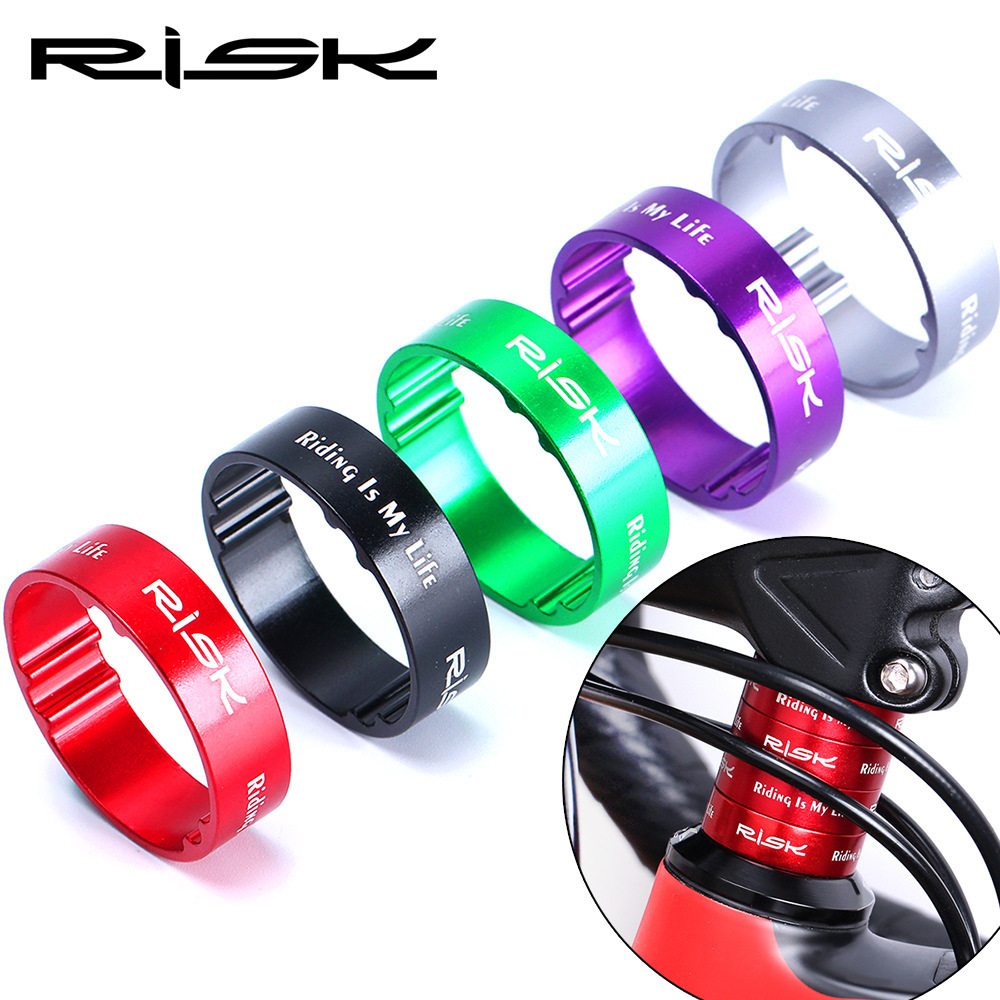 RISK Mountain/Road Bike Aluminum Alloy Stem Hollow Adjustment Washer 5/10mm