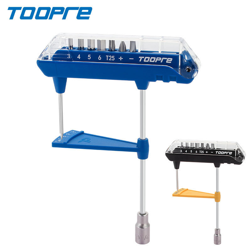 TOOPRE Mountain Bike Torque Wrench Set Integrated Hex and Torx High Precision Torque Tool