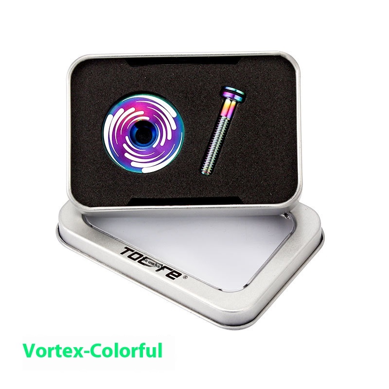 TOOPRE Titanium Alloy Stem Cap Bolt Cover Headset Top Cap Colorful Screw