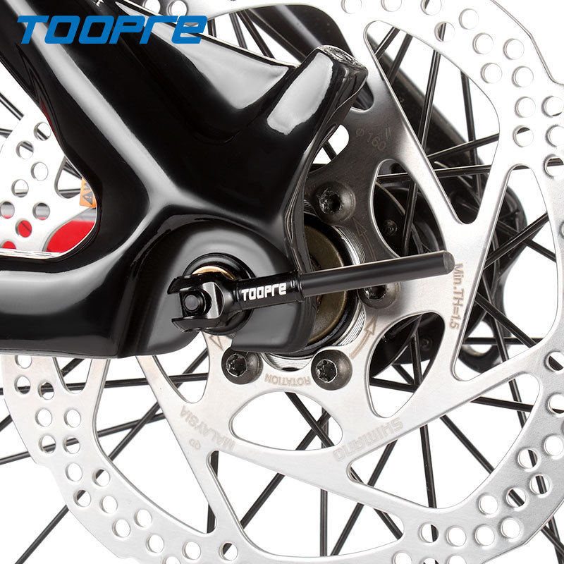 TOOPRE Mountain Bike Titanium Quick Release Skewer Carbon Fiber Titanium Axle Quick Release Skewer Road Bike Wheel Hub Skewer