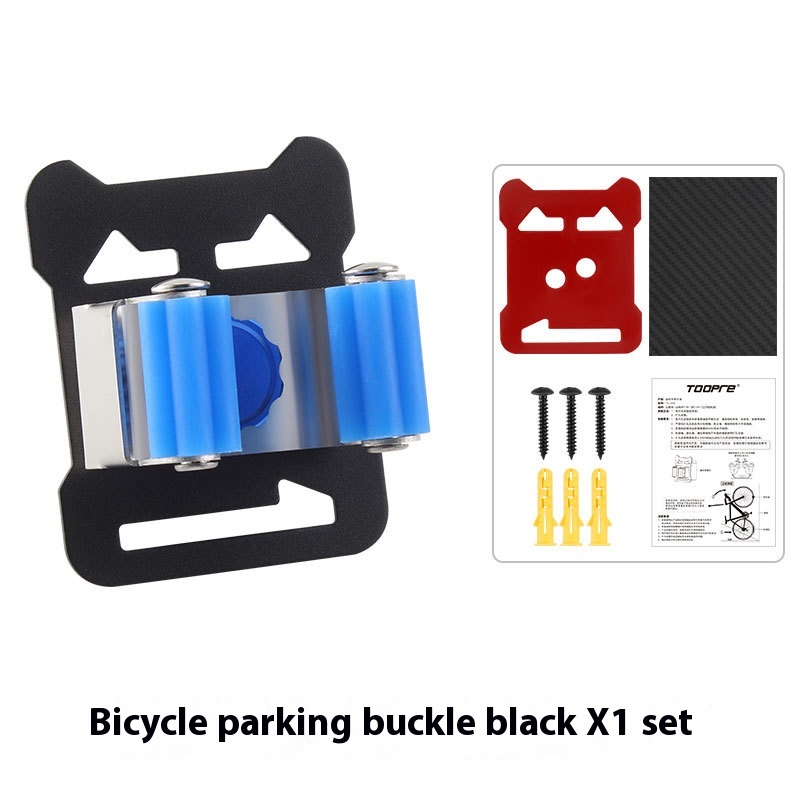 TOOPRE Bicycle Parking Rack for Mountain and Road Bikes Portable Wall Mount Stand Indoor Vertical Rack