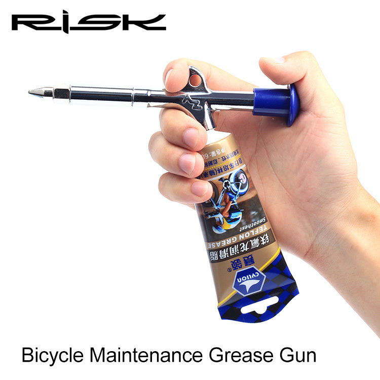 RISK KENWAY Mountain Bike Hub Grease Gun with PTFE Grease Injector Lubrication Tool