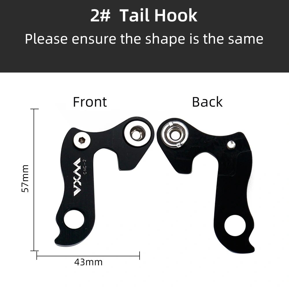 VXM Universal MTB Road Bicycle Hanger Bike Alloy Rear Derailleur Part Racing Cycling Mountain Frame Gear Tail Hook Parts