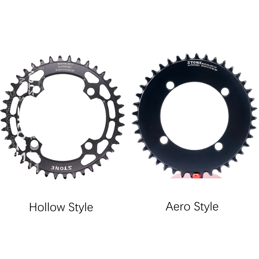 Stone Chainring Round 104BCD for Shimano M780 M610 670 for Sram X0 X7 X5 X9 30 34 40 46 48T Bike Chainwheel 12s 12 Speed 104 bcd