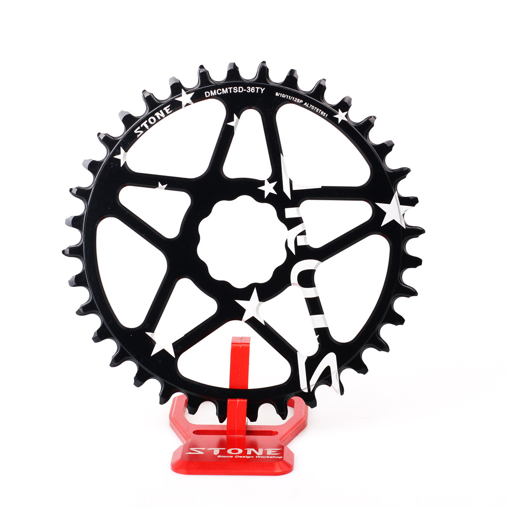 Stone Round Chainring for Special 30mm spindle crank MTB bike Cycling 30T 32T 34 36 38 40T Chain Wheel Bicycle Tooth Plate BB30 0mm offset