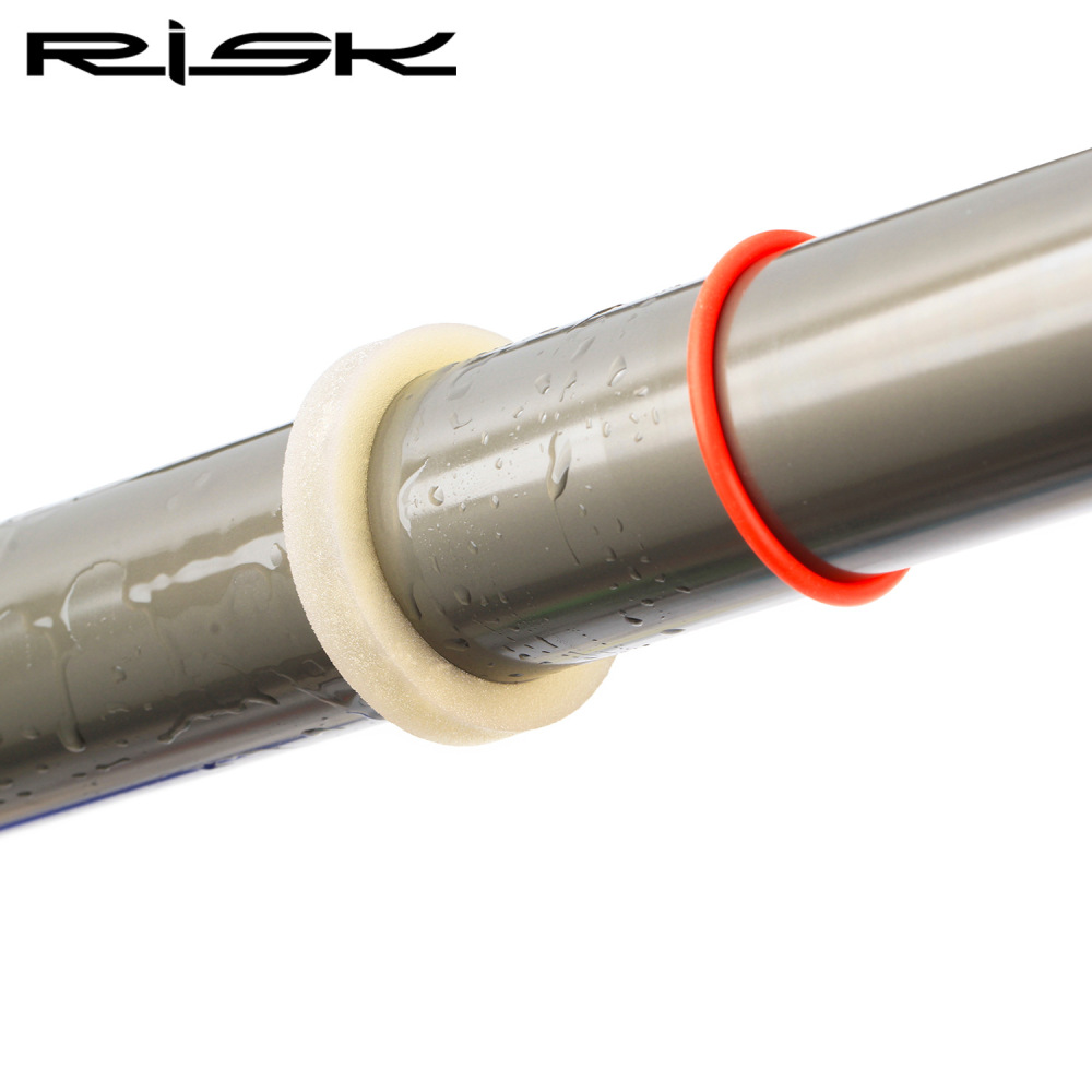 RISK Shock Absorber Fork Oil-Absorbing Foam Rings for Mountain Bikes - Oil Seals Dust Seals Maintenance Foam Rings Oil Collection Rings 32/34/35/36MM
