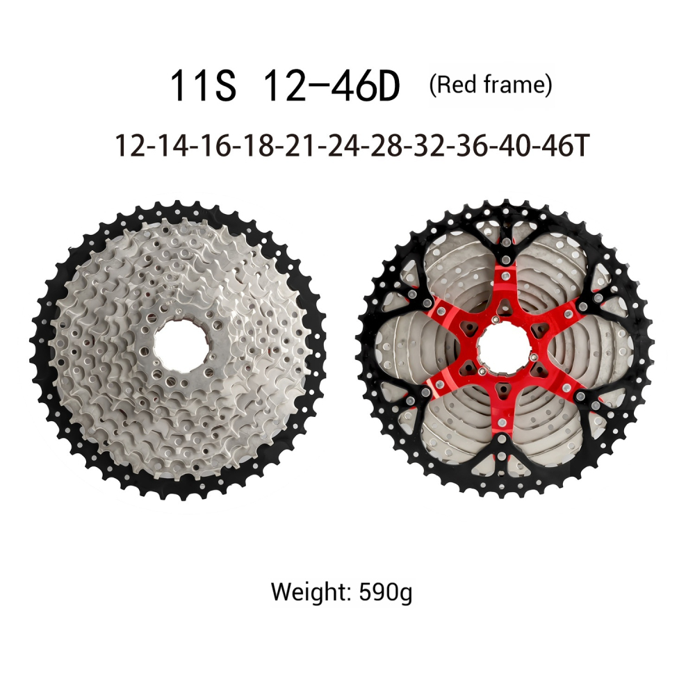 SUNSHINE E-Bike HG Cassette for 8 / 9 / 10 / 11 / 12 Speed 12-36T / 42T / 46T / 50T Compatible with Electric Assist Bikes