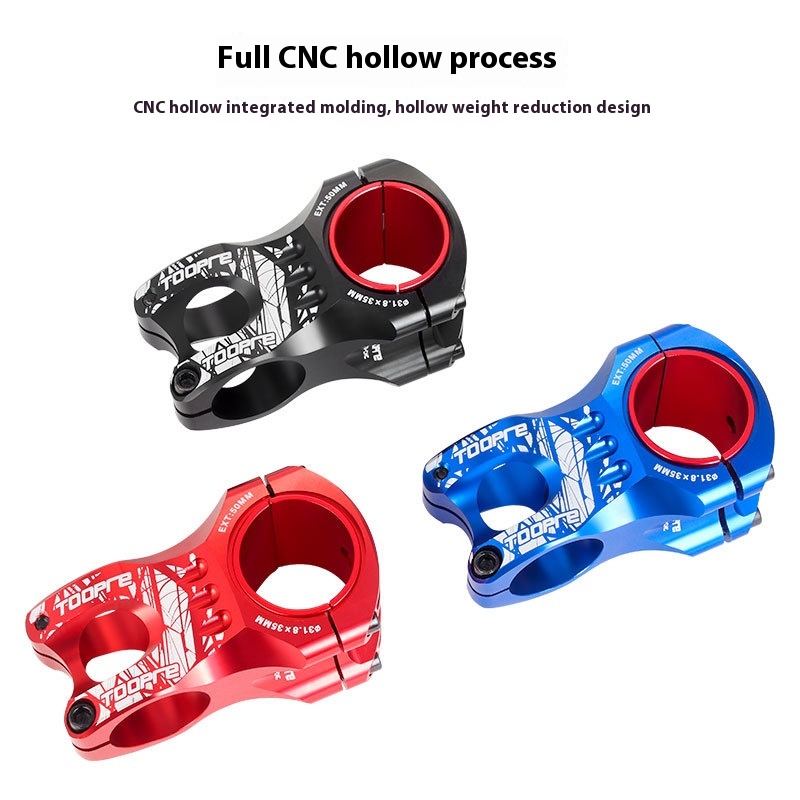 TOOPRE Bicycle Downhill Stem CNC Ultralight Hollowed 50MM Short Stem 31.8/35mm Clamp