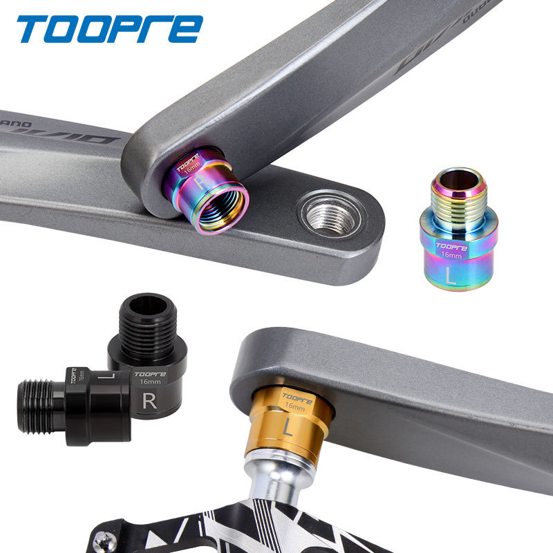TOOPRE Mountain Road Bike Pedal Extenders Pedal Axle Crankset Extension Lengthening Accessories