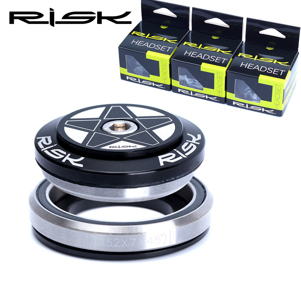 RISK Tapered Headset Bearings for Mountain and Road Bikes 41.8/42-52mm Internal Integrated Hidden Headset