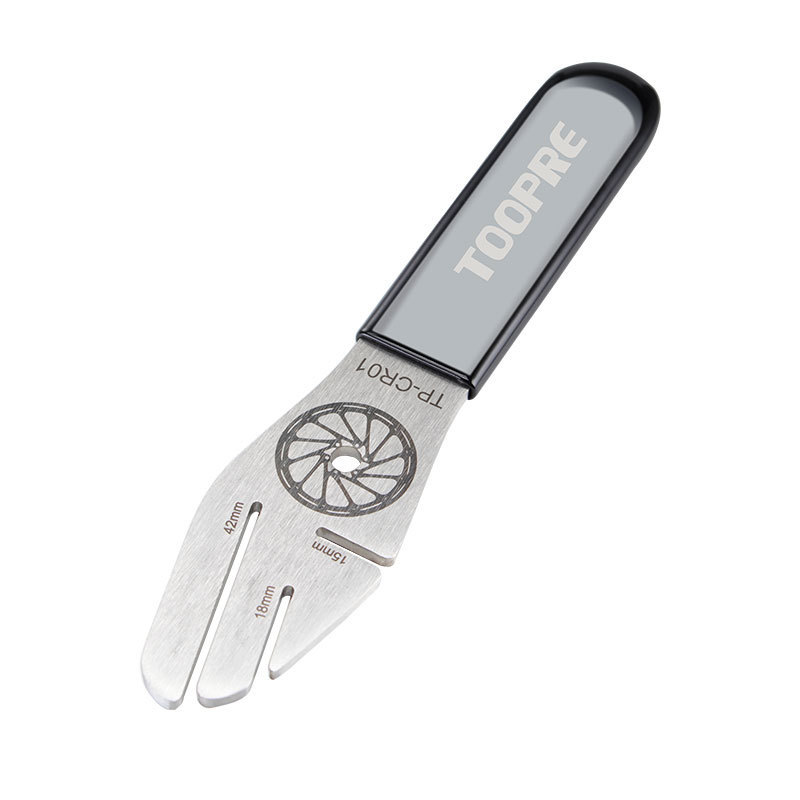 TOOPRE Bicycle Disc Brake Rotor Maintenance Tool, Anti-Rub Rotor Gap Adjustment Deformation Correction Brake Rotor Truing Wrench