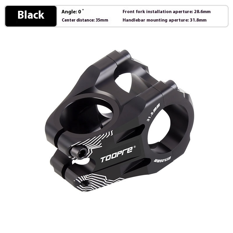 TOOPRE Mountain Bike Downhill Stem CNC Ultralight Hollowed 35MM Stem 28.6/31.8 Short Stem