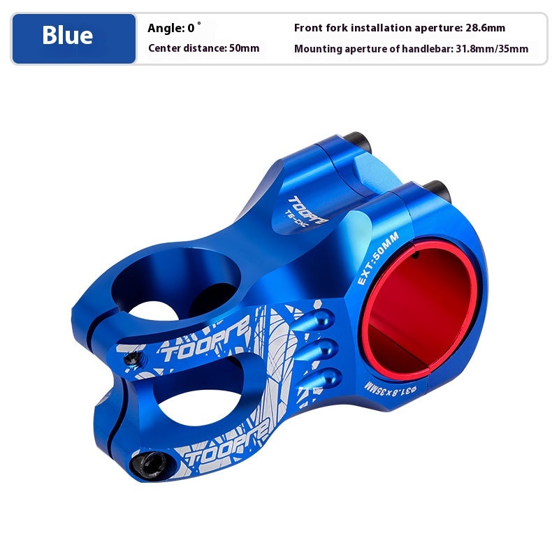 TOOPRE Bicycle Downhill Stem CNC Ultralight Hollowed 50MM Short Stem 31.8/35mm Clamp