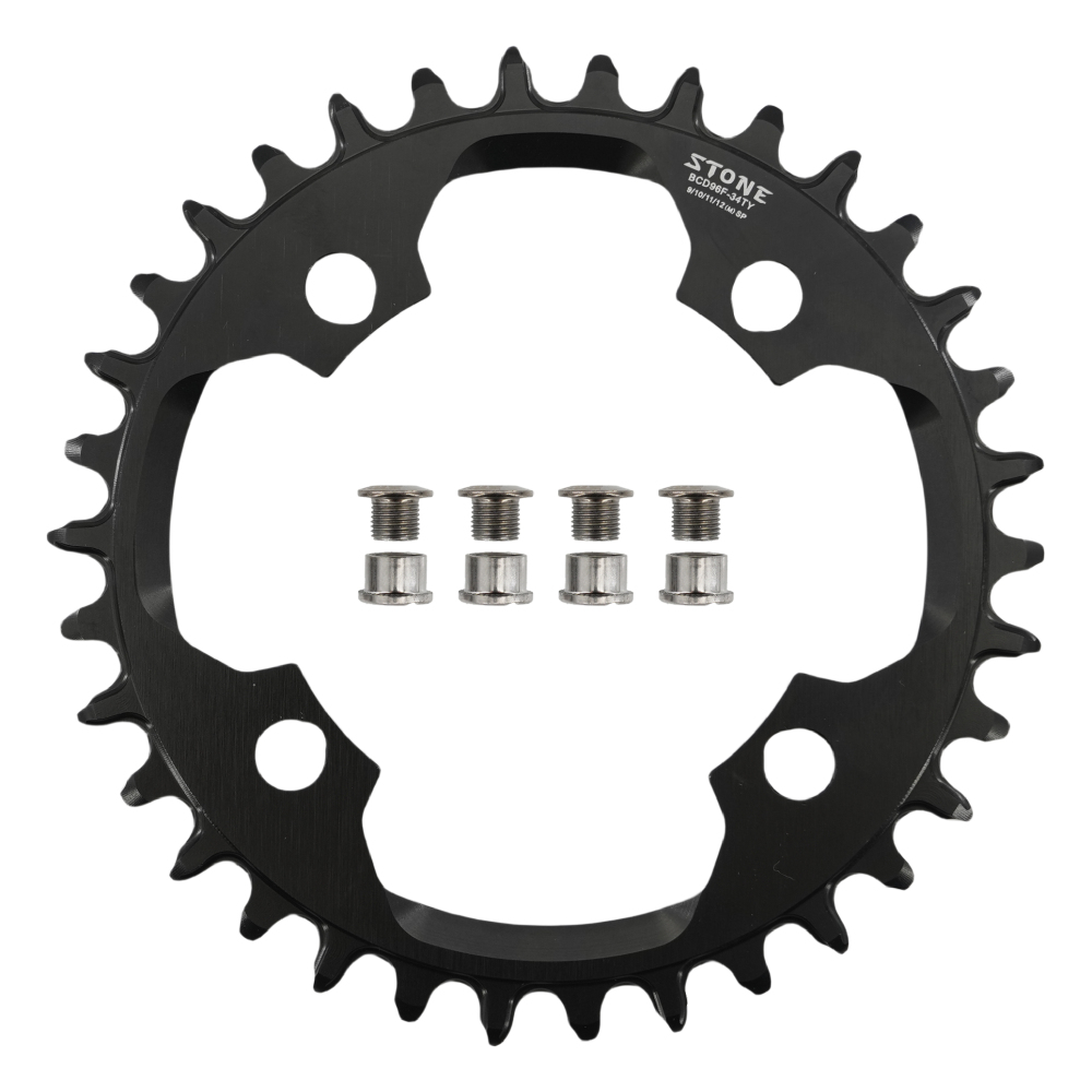 Stone Round Chainring 96BCD for Fsa K Force Light 2020 30t 32 34t 36 38t 40 42T Narrow and Wide Bike Chainwheel 96 BCD