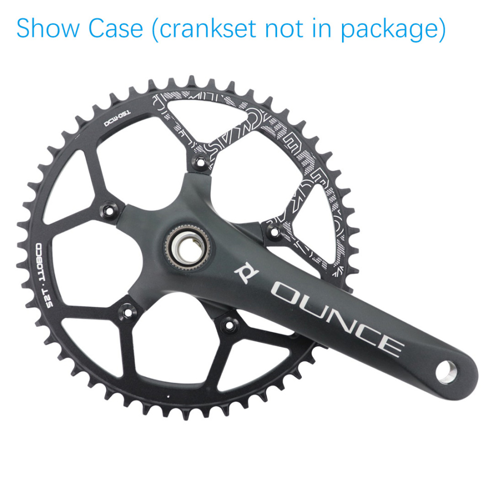 Deckas Chainring Round 110BCD for force red rival s350 s900 36 38 40 42 Tooth Road Bike for sram cx gravel quarq 5 arms 110 bcd