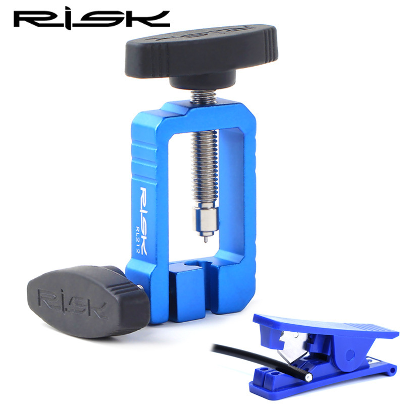 RISK Mountain and Road Bike Hydraulic Hose Needle Insertion Installation Tool Hydraulic Brake Disc Top Inserter with T-head