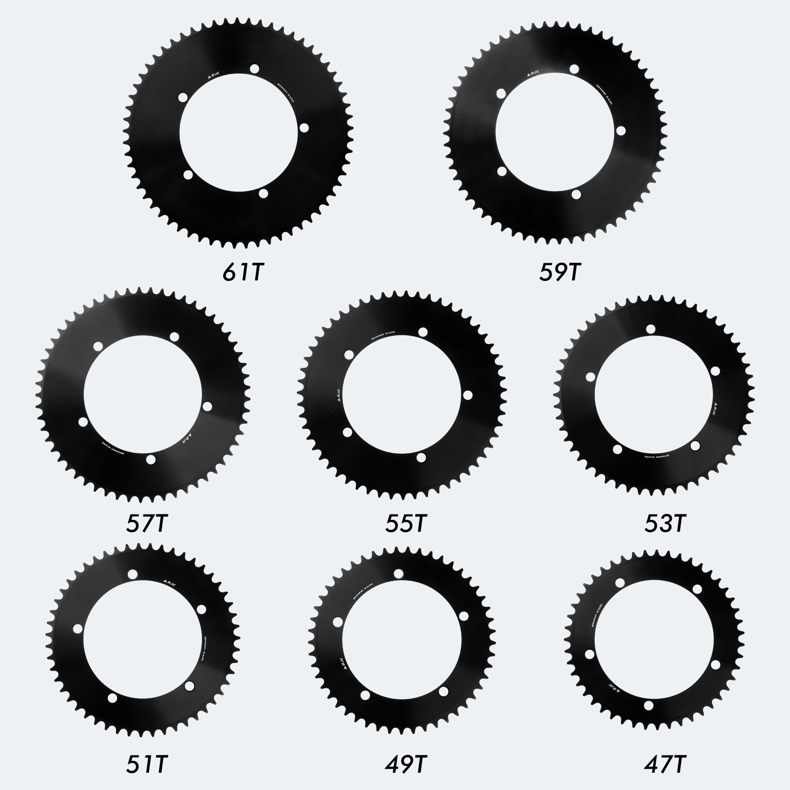 DJC 144BCD Round Chainring Fixed Gear Fixie Track Bike 47T 49 51