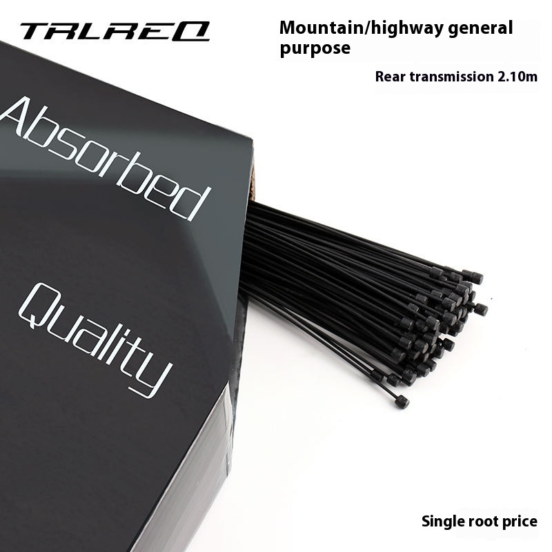 TRLREQ Teflon Brake Cable Core and Shifter Inner Cable Teflon Coated Stainless Steel Cables for Road and Mountain Bikes