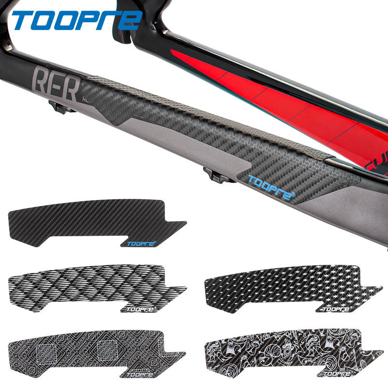 TOOPRE Bicycle Chainstay Protector Decals Frame Protection Stickers for Mountain and Road Bikes
