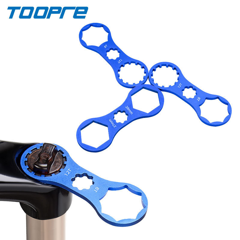 TOOPRE Mountain Bike Suspension Fork Shoulder Cap Wrench Three Peaks XCM/XCR/XCT/RST Air Shock Disassembly Tool