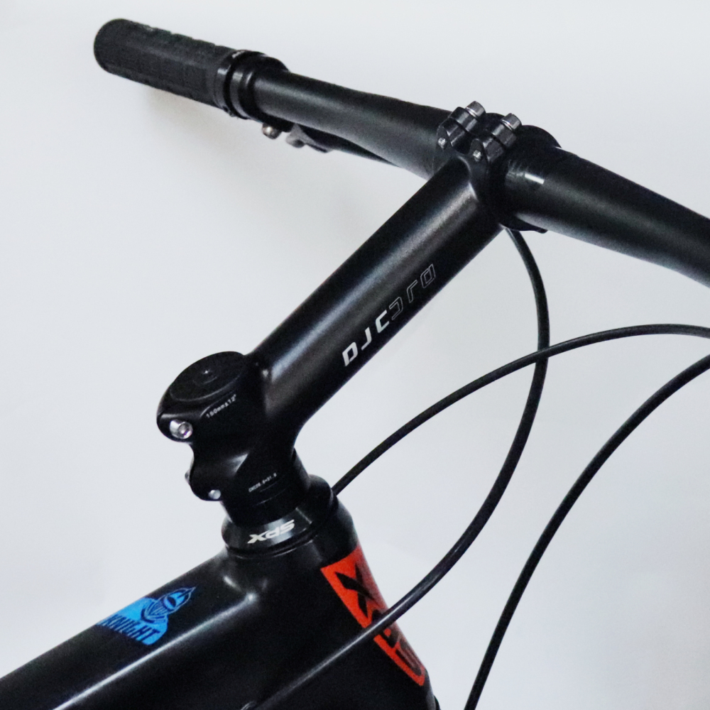 DJC Bike Stem 150mm 12 Degree 31.8mm Clamp 1-1/8" 28.6mm Fork Super Long for Road Bike, Mountain Bike, Gravel, Hybrid, E-Bikes