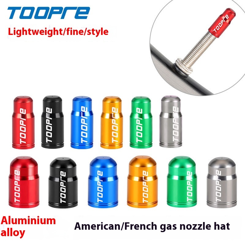 TOOPRE Bicycle Presta Valve Caps Schrader Valve Caps Mountain Road Bike Car Tire Valve Core Dust Covers