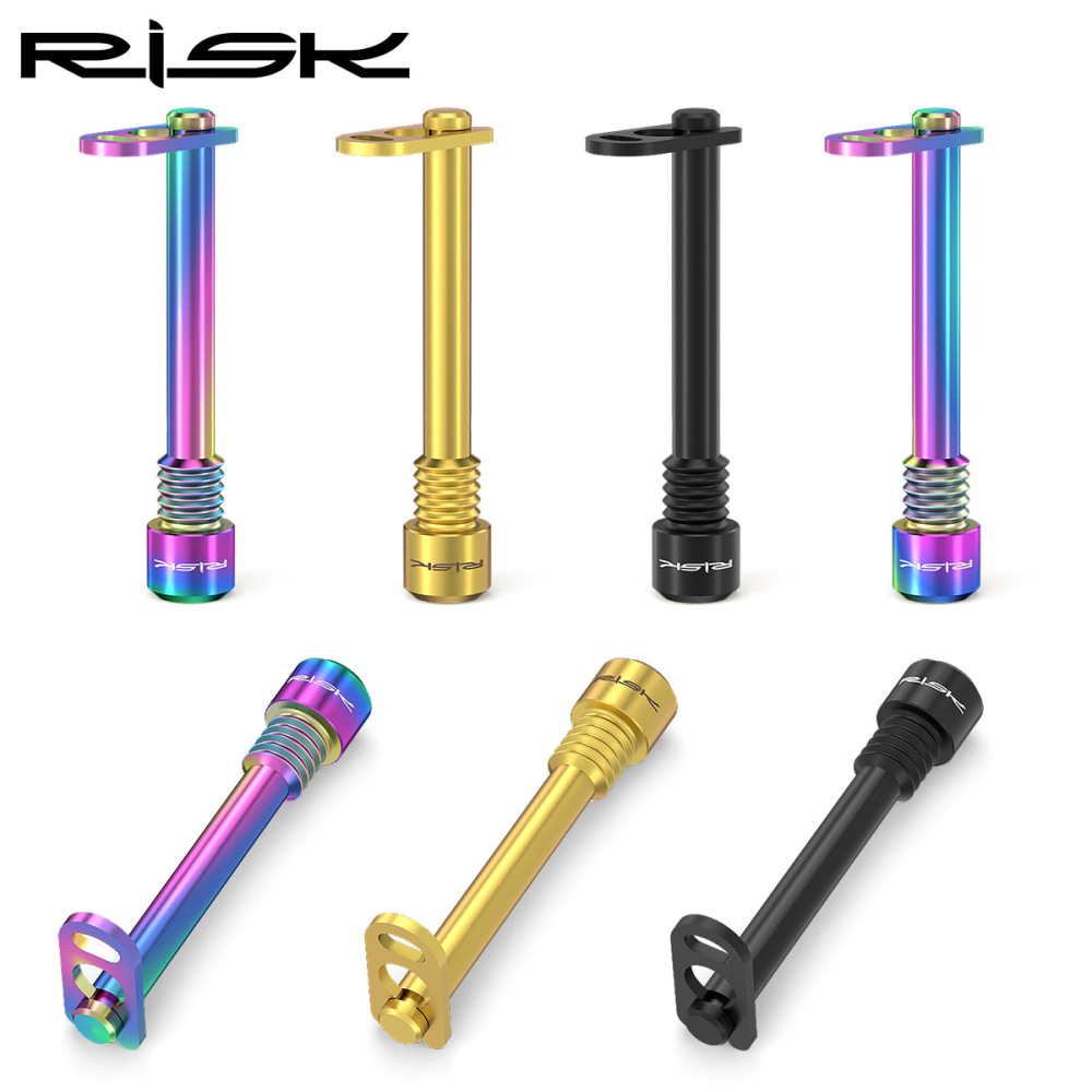 RISK Titanium Alloy Disc Brake Rotor Bolts for Mountain Bikes compatible with XT XTR Disc Brake Calipers