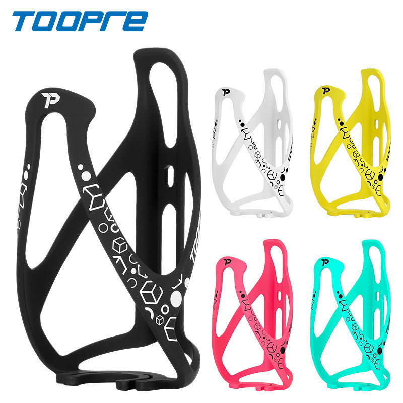 TOOPRE Mountain Bike Water Bottle Cage Road Bike Mineral Water Beverage Bottle Holder Ultra-Light Nylon Plastic