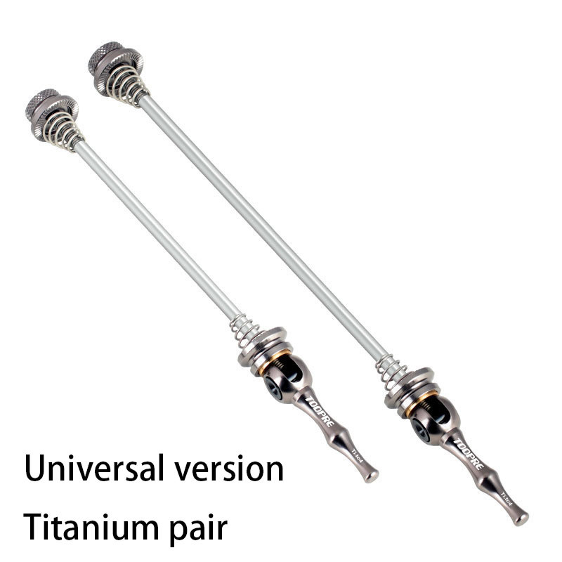 TOOPRE Bicycle Quick Release Lever Super Light Titanium Alloy Mountain Bike Quick Release Road Titanium Alloy Quick Release Lever Universal