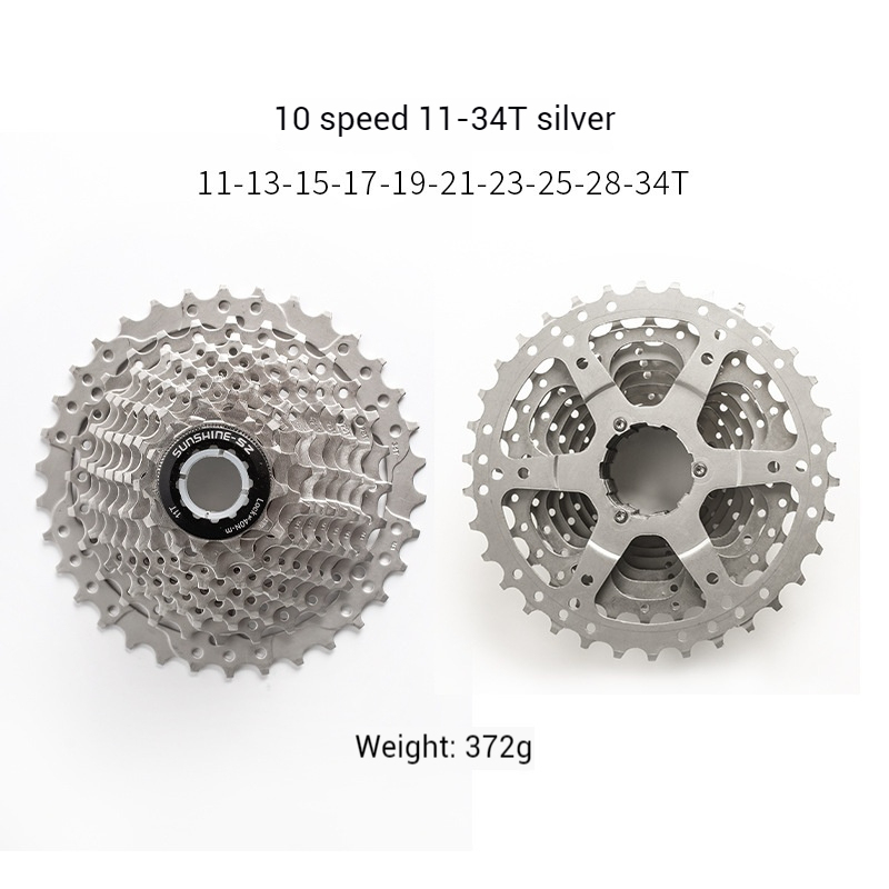 SUNSHINE Mountain Bike Cassette Flywheel 8/9/10/11-speed 36T 40T 42T 46T 50T 52T Cassette Gears