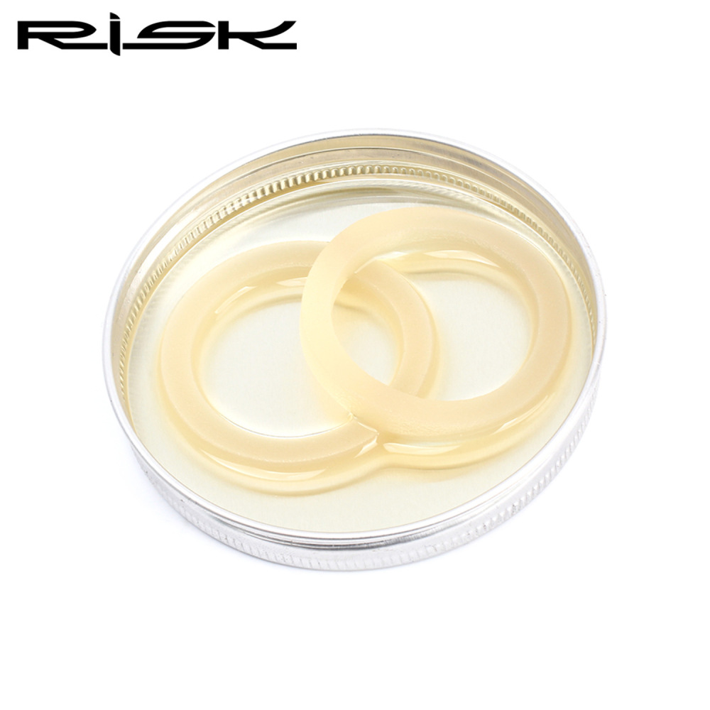 RISK Shock Absorber Fork Oil-Absorbing Foam Rings for Mountain Bikes - Oil Seals Dust Seals Maintenance Foam Rings Oil Collection Rings 32/34/35/36MM